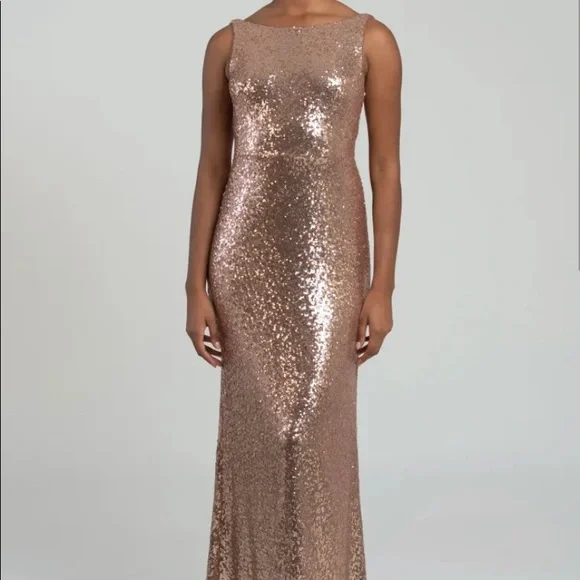Jenny Yoo Dresses | Jenny Yoo Brea Sequin Tulle Gown, Rose Gold, Size 4, Tailored To 56 Inch Length | Color: Pink | Size: 4 | Amandaclough17's Closet Jenny Yoo Dresses | Jenny Yoo Brea Sequin Tulle Gown, Rose Gold, Size 4, Tailored To 56 Inch Length | Color: Pink | Size: 4 | Amandaclough17's Closet